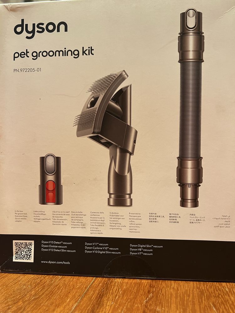 dyson kit de cuidados para animais de estimação