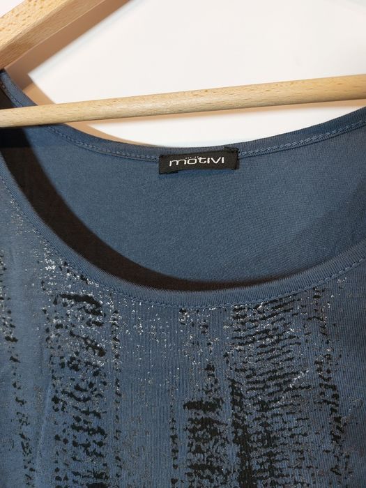 Granatowa bluzka ciążowa Motivi 36/S koszulka ciążowa top podkoszulek
