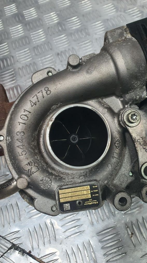 Турбіна Nissan Qashqai 1.6 dci, турбина ниссан кашкай 54387104009