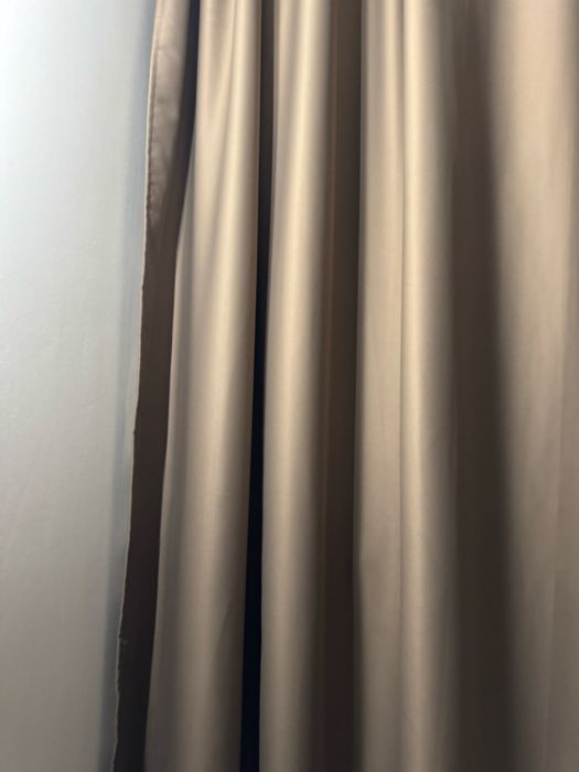 Штори блекаут в кольорі капучино