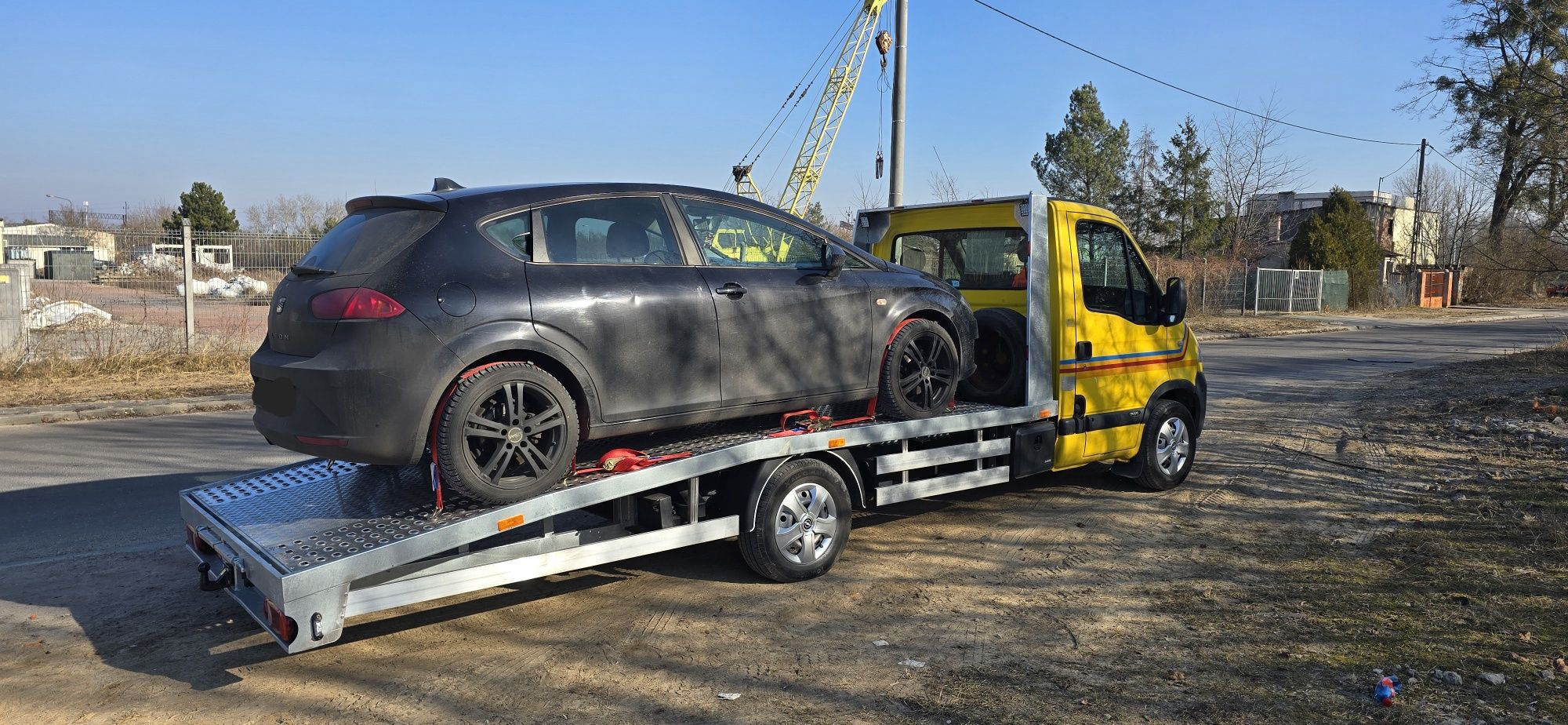 Autolaweta tarnsport pojazdów