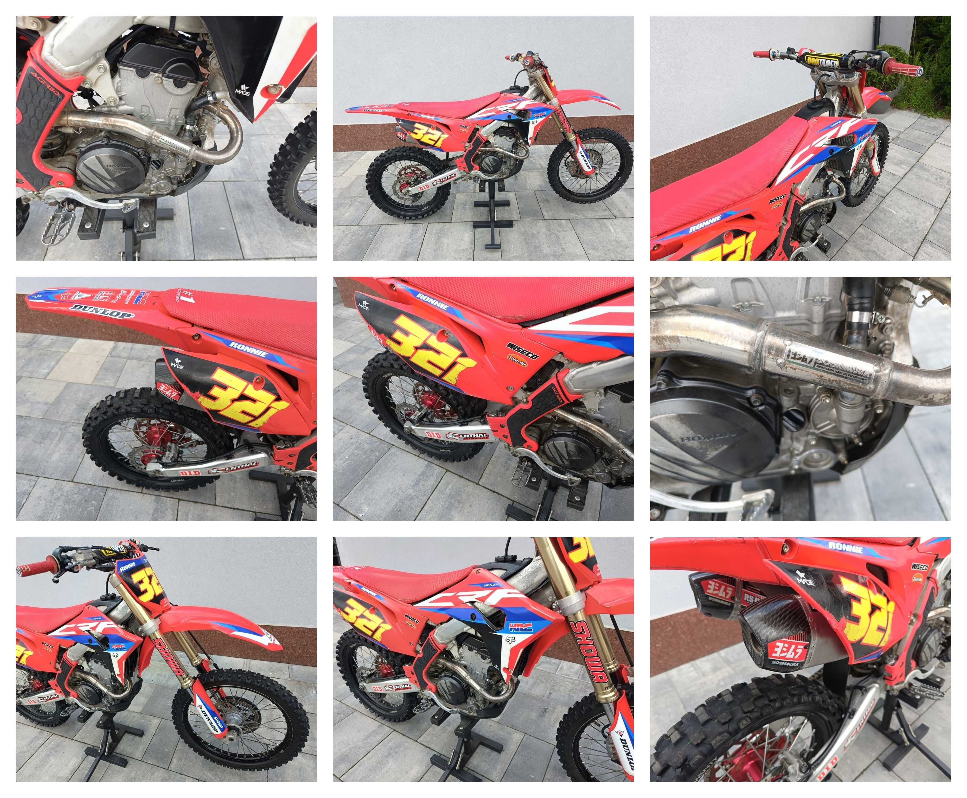 Honda CRF 250 R, 2018 r. YOSHIMURA, transport, raty na oświadczenie!