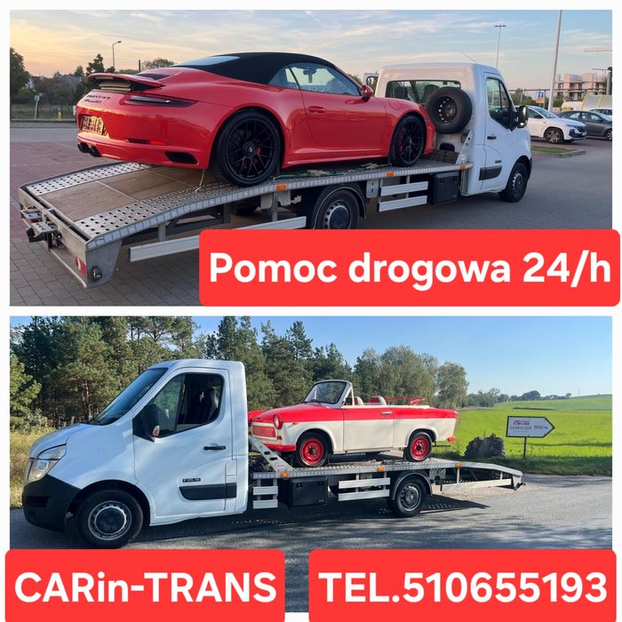 Pomoc drogowa,laweta 24/h. Polska-Europa