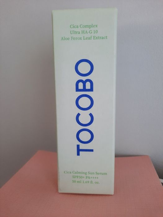 Protetor facial SPF50+ da Tocobo NOVO