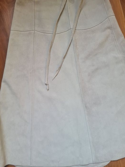 Замшева Спідниця  на  запах.