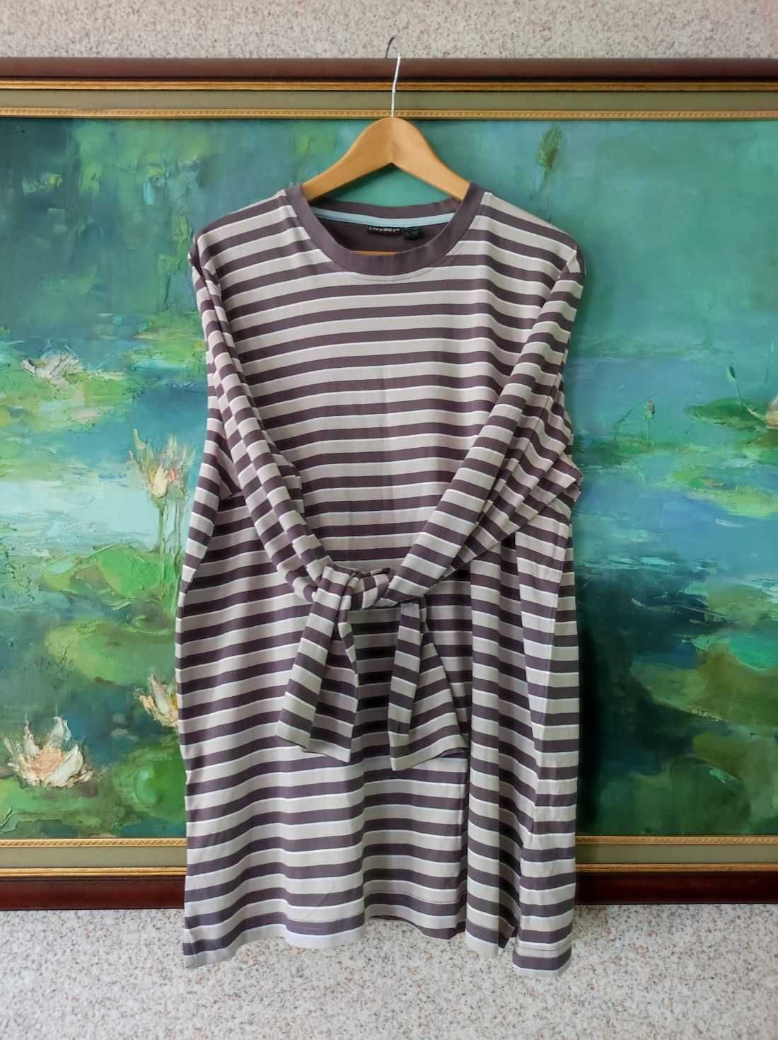 duża koszula bluzka bluza długie rękawy bawełniana casual sportowa