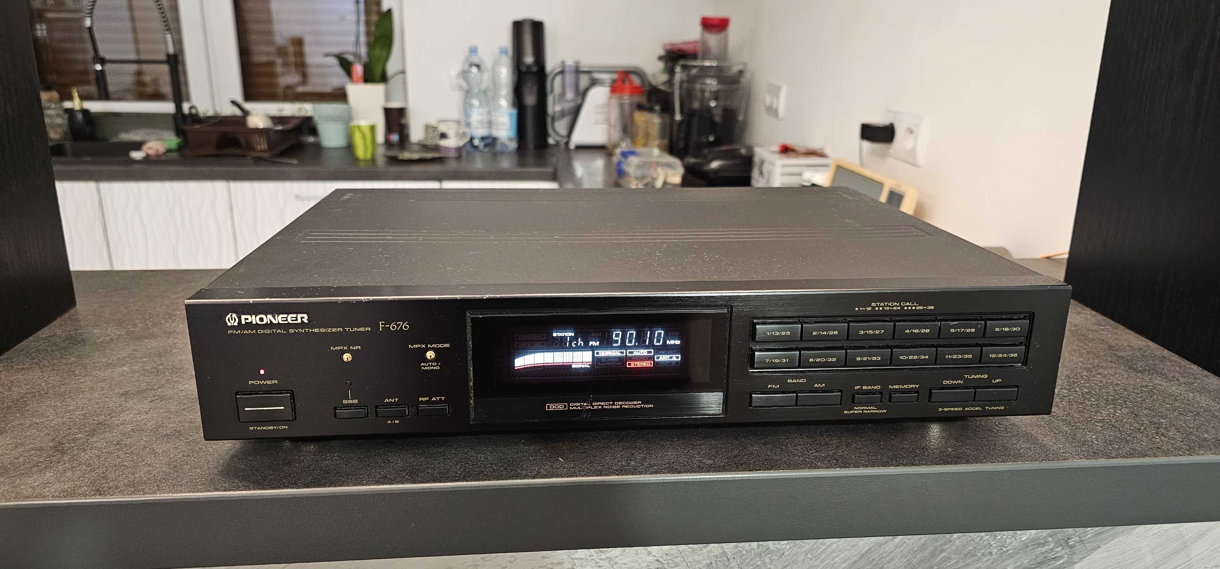 Pioneer Tuner F-676 wysoki model dwie anteny instrukcja