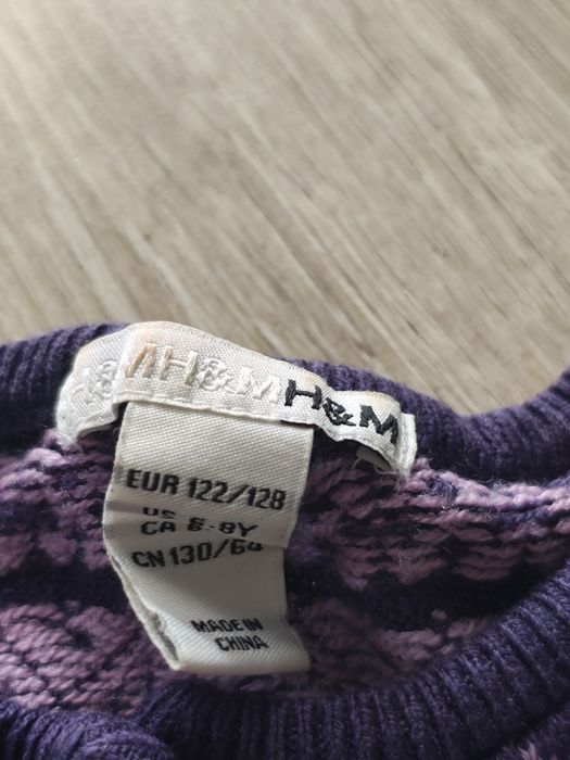 Sweterek dla dziewczynki rozm 122