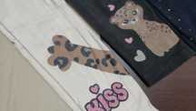 Jesienne getry legginsy 134