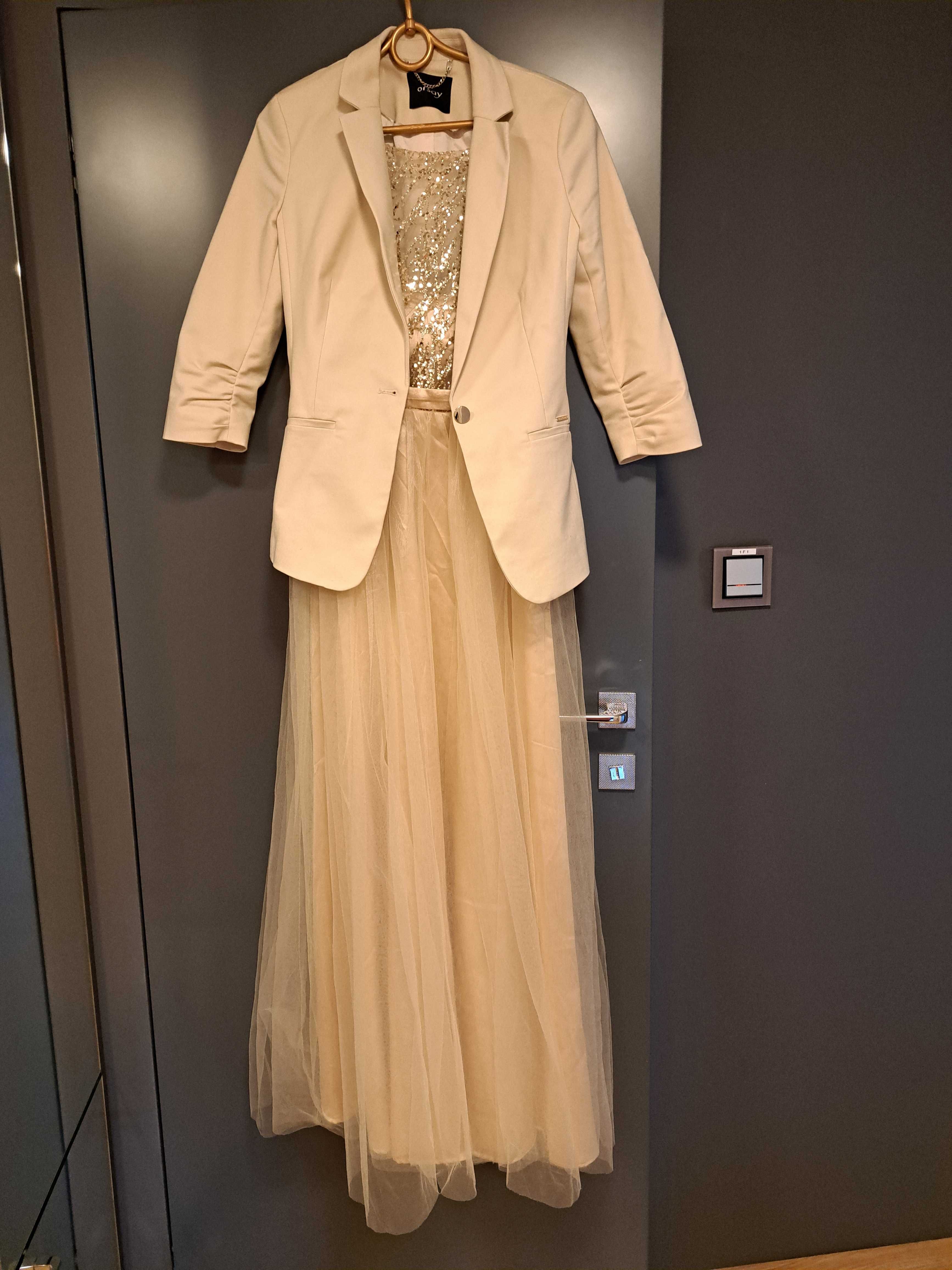 Elegancka ecru marynarka Orsay r.34