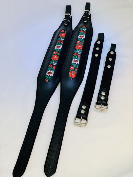 Pasy do akordeonu folk 60/80 basów, skóra