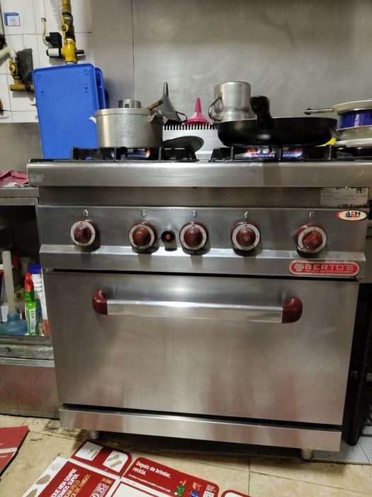 Fogão cozinha restaurante