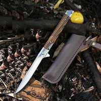 Nóż składany scyzoryk drewno myśliwski M390 etui flipper NS99b
