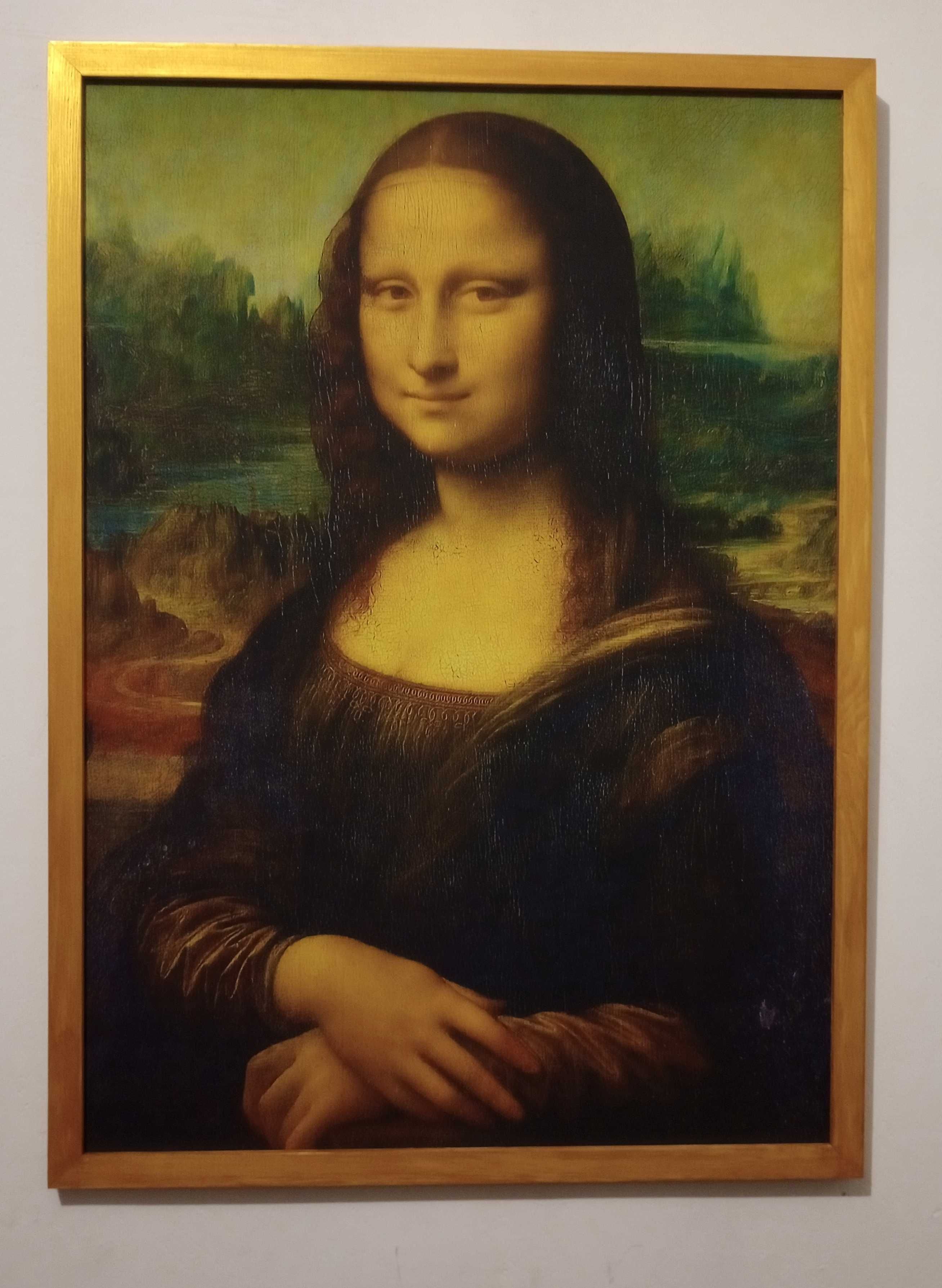 Obraz na płótnie - Mona Lisa, Leonardo da Vinci, 50x70cm