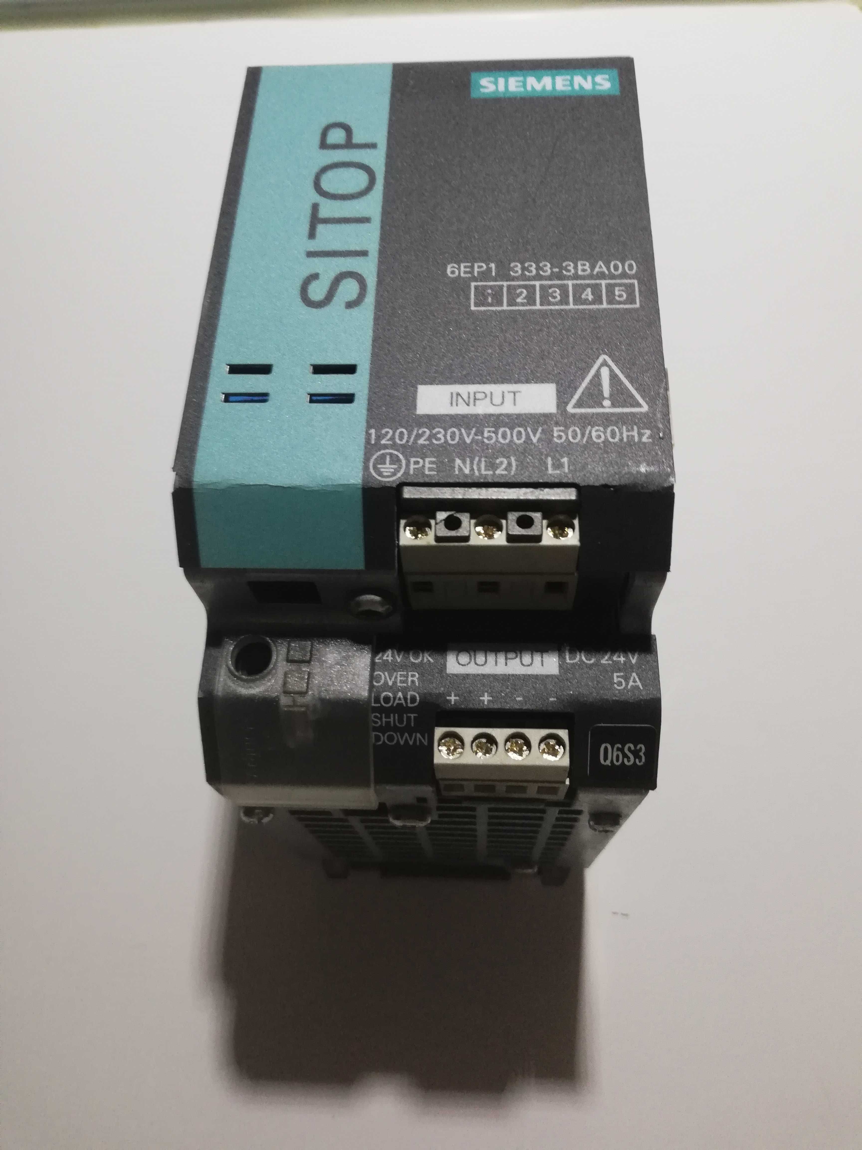 Zasilacz na szyne Siemens SITOP  24 V AC/DC 5 A 120 W