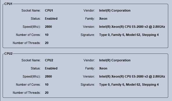 Сервера Cisco UCS-C220-m3 (e5-2680v2, 256Гб)