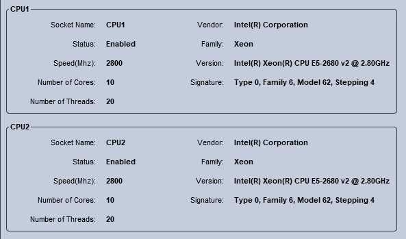 Сервера Cisco UCS-C220-m3 (e5-2680v2, 256Гб)