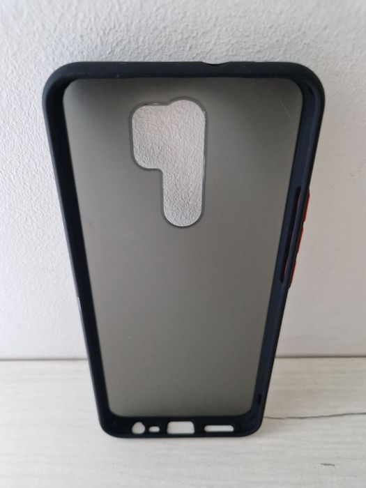 Vennus Color Button Bumper do Xiaomi Redmi 9 Czarny