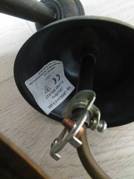 Żyrandol lampa sufitowa 5 pkt