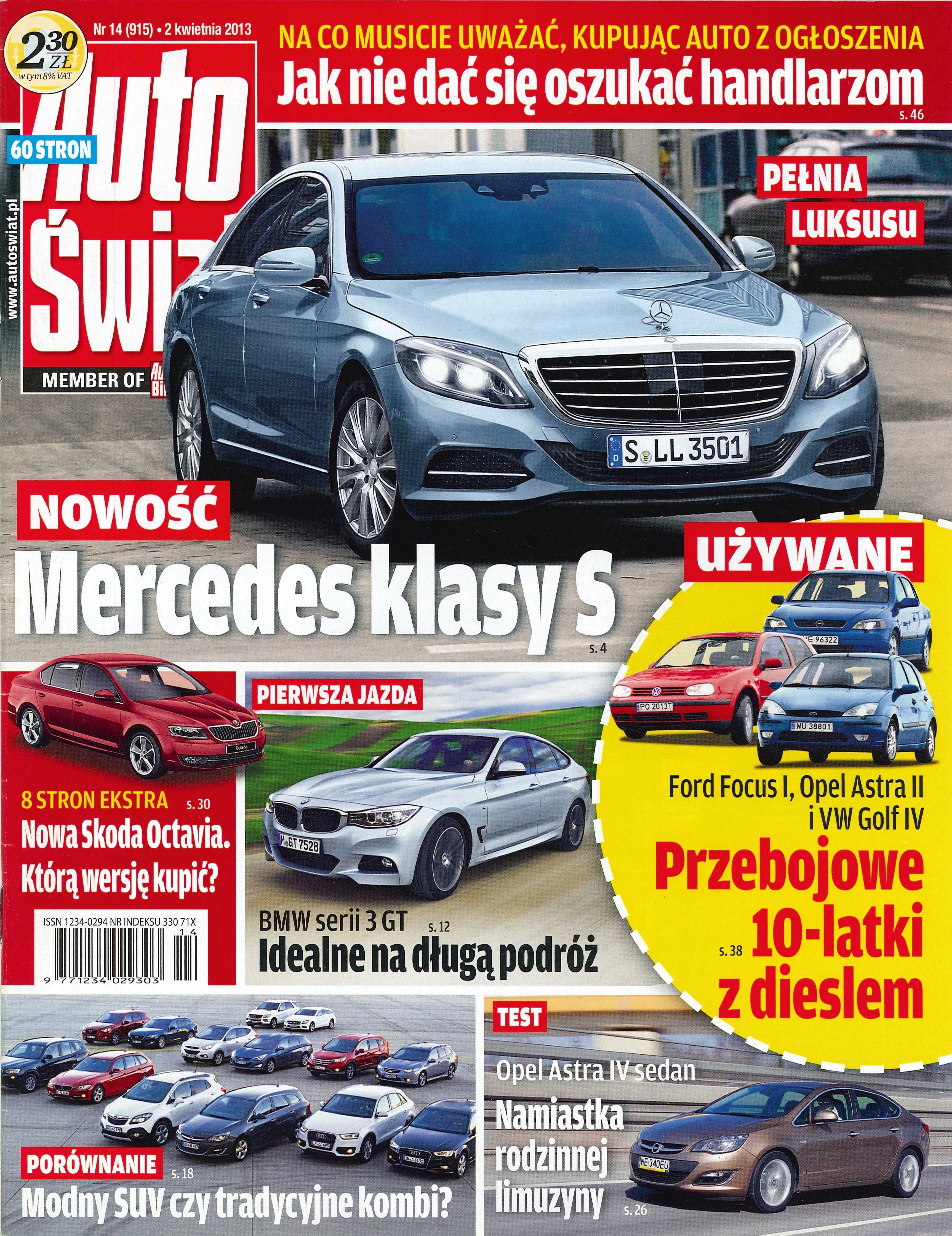 Gazeta Auto Świat 2013 rok