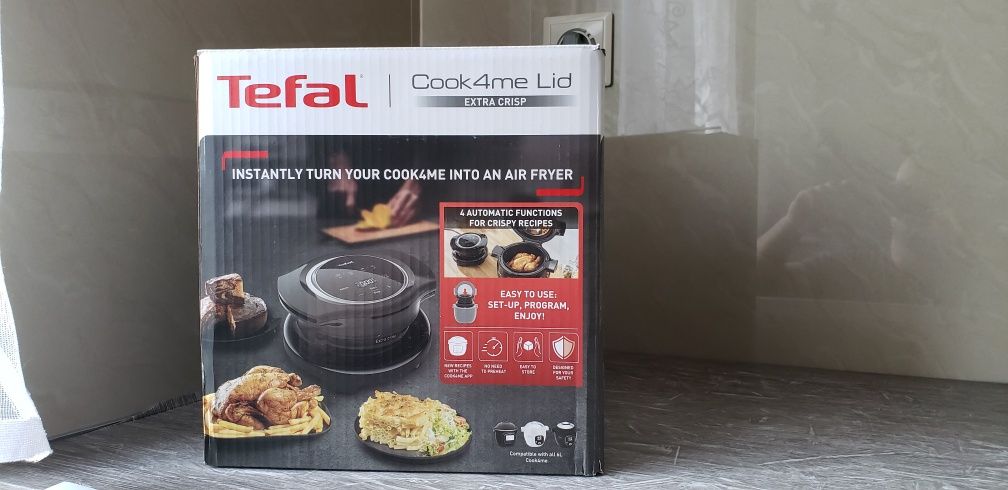 Multicooker tefal+pokrywa extra crisp