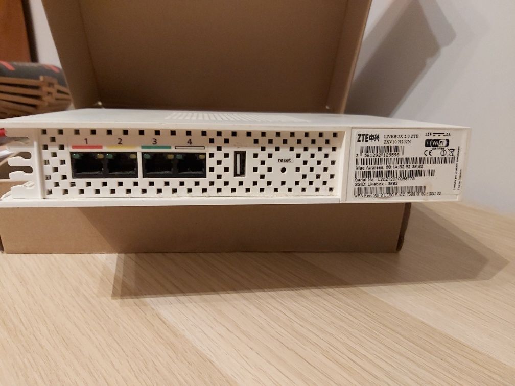 Livebox 2.0 modem ADSL2+