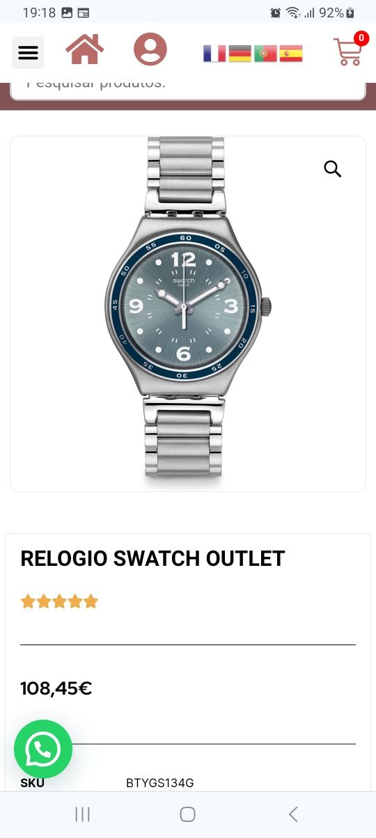 Relogio.  SWATCH