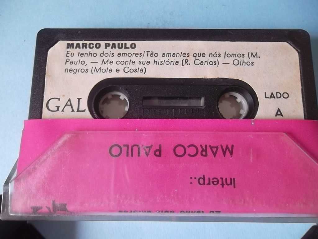 Cassetes de música antigas. Fados de Coimbra, Marco Paulo, etc.