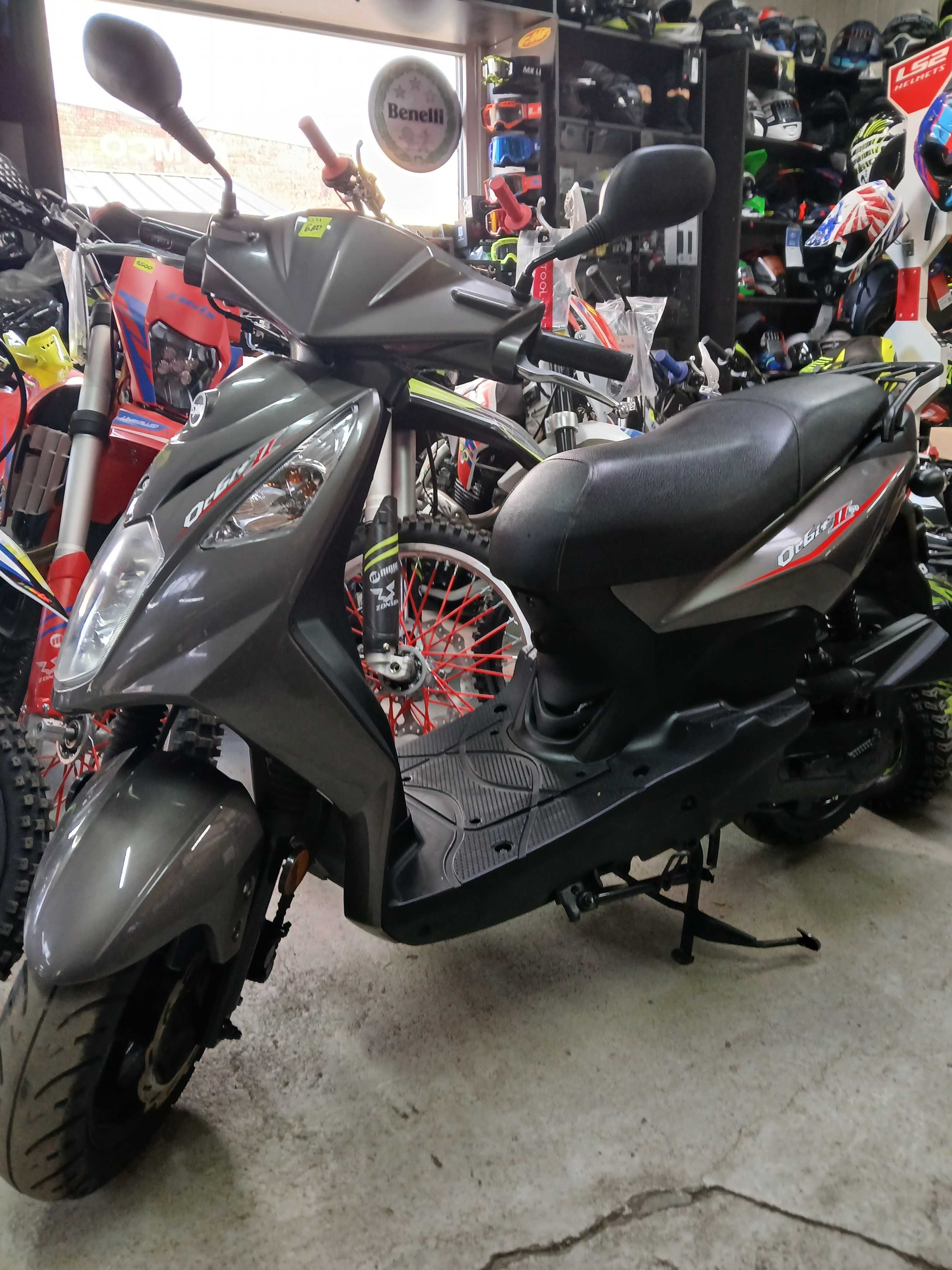 Skuter Sym Orbit II okazja Piękny zadbany kymco RATY 50cc AM dowód 4t
