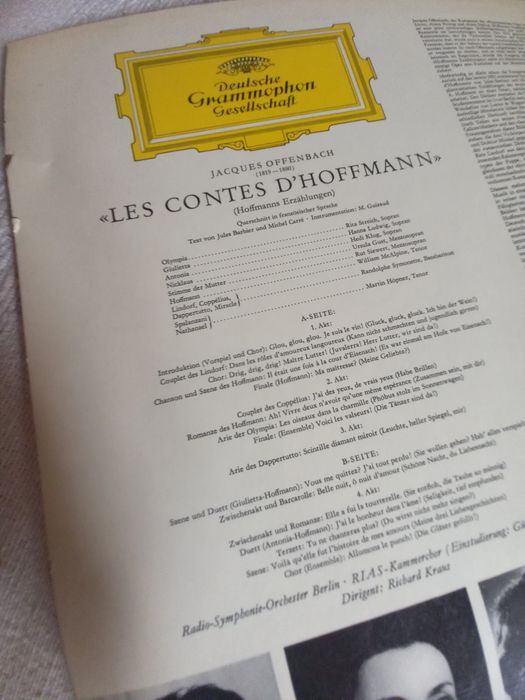 Vinil da Deutsche Grammophon Les Contes d' Hoffman