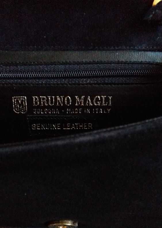 Замшева вінтажна сумка замшевая винтажная сумка Вruno Мagli Італія