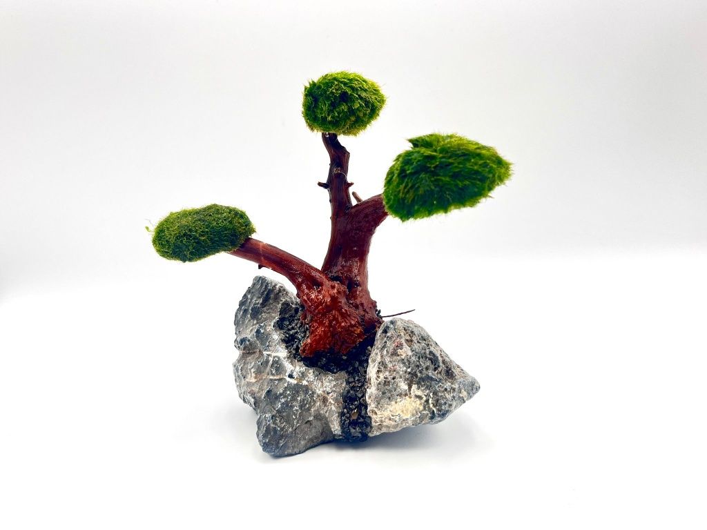 Piękna Ozdoba Aranżacja do Akwarium Drzewko Bonsai