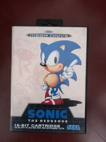 Sega Mega Drive Cassete de Jogos-Sonic com capa