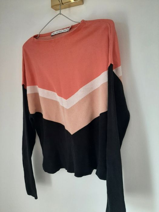 Sweter bluzka kolorowa casual do pracy bawełna 100%  &other stories el