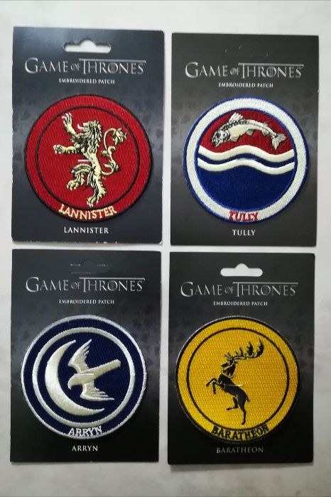 Game of thrones guerra dos tronos emblema patch para roupa