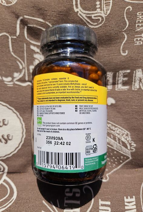 Country life коферментні коензим вітаміни групи B Б coenzyme B complex