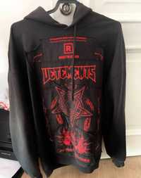 Vetements J'adore Hardcore Hoodie Black Pentagram Gothic Occult