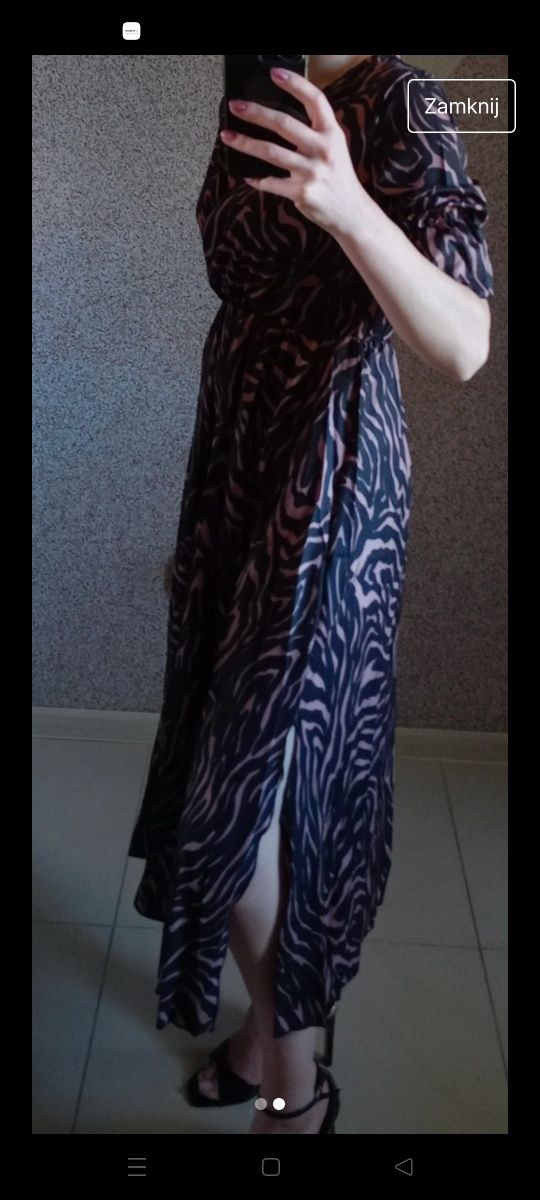 Sukienka Boho maxi s