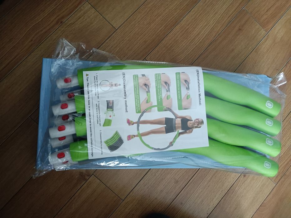 Hula hop z masażem 8 czesciowy fitness