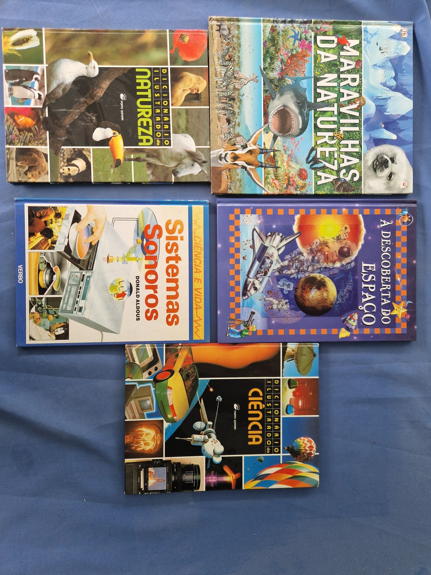 Livros usados de vários temas e idades