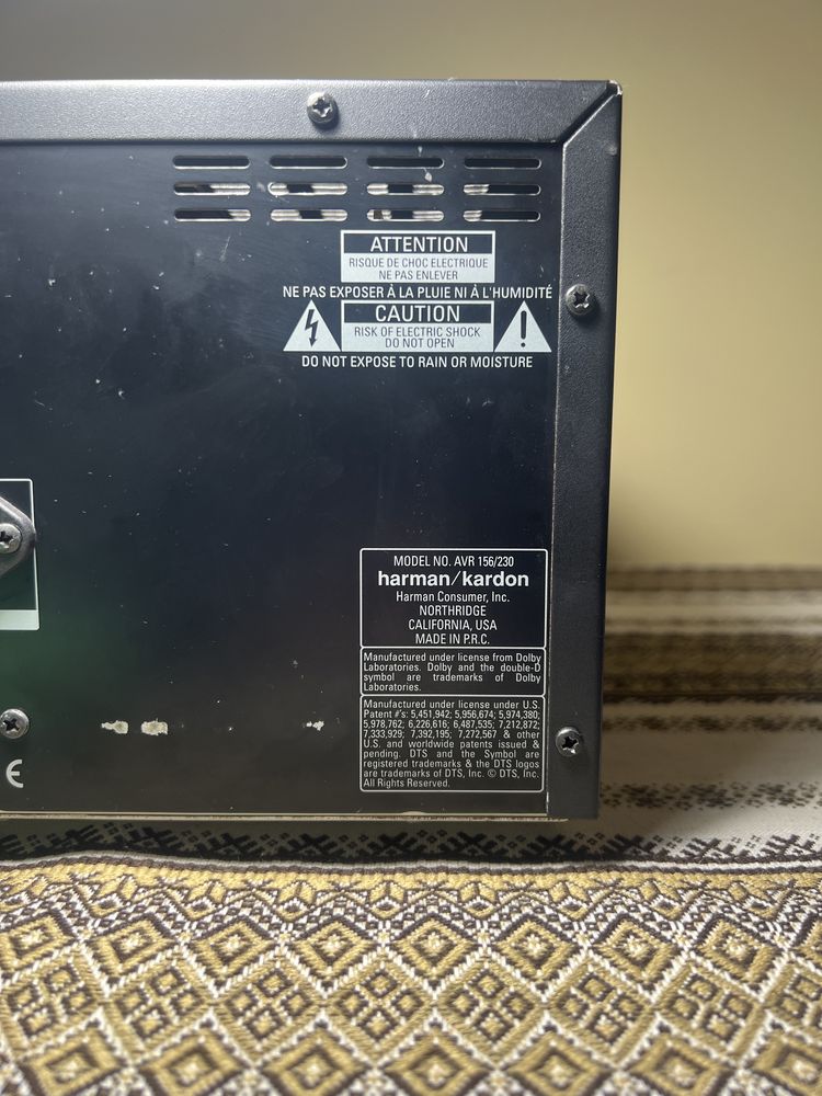 Продам ресівер harman kardon avr 156 хороший стан