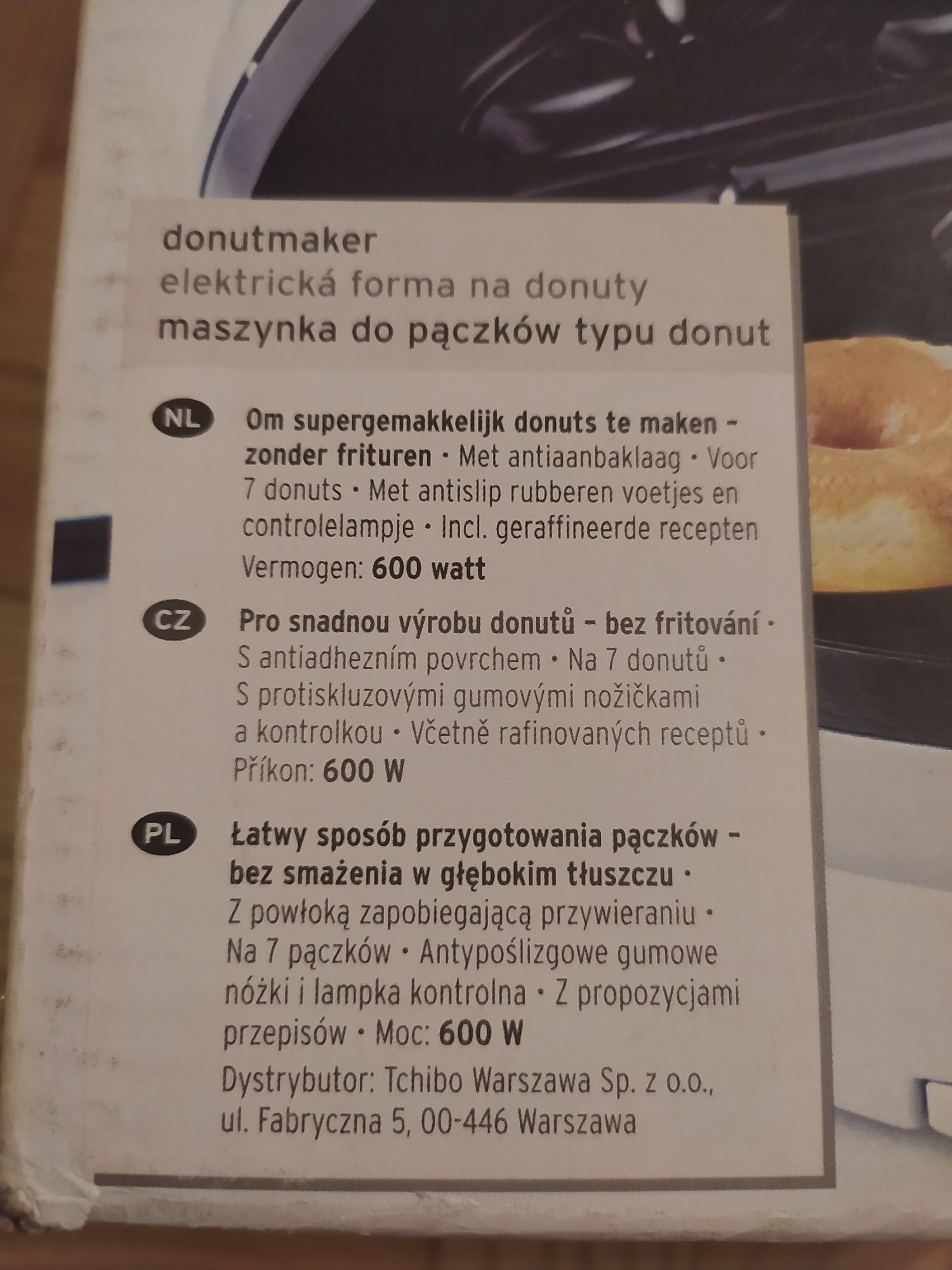 donut maker - maszynka do pączków typu donut -ciasteczek gofrów oponek