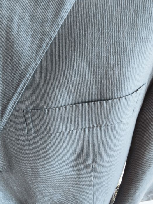 Marynarka jedwab i len Zegna