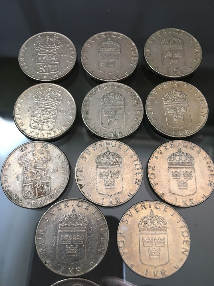Stare monety korony szwedzkie