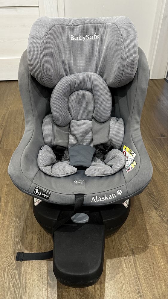 BabySafe Alaskan i-Size – kolor szar.