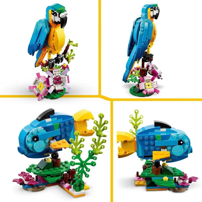 NOWE klocki LEGO Creator 31136 Egzotyczna papuga 3w1, 3 w 1, prezent