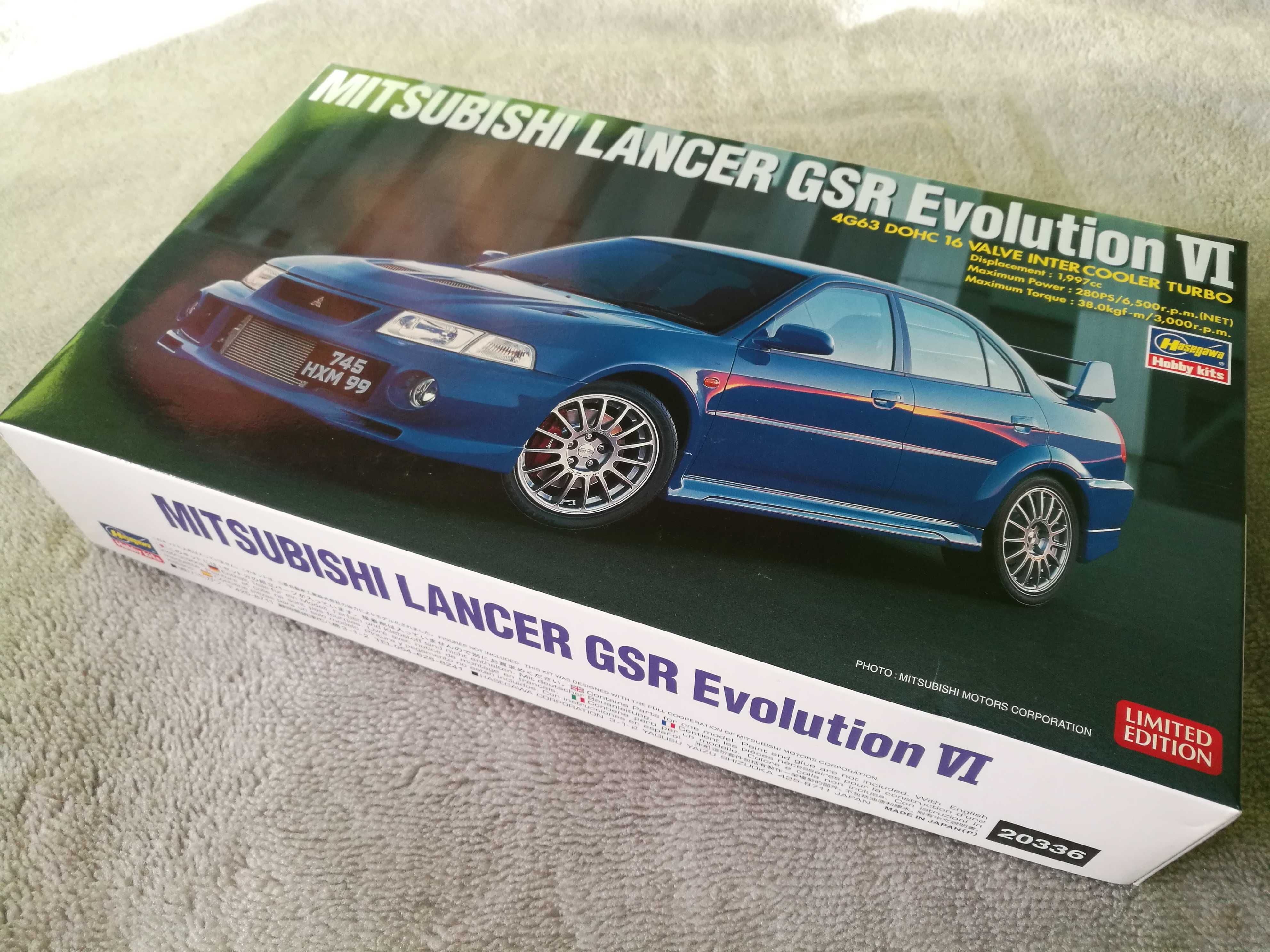 Hasegawa 20336 1/24 Mitsubishi Lancer GSR Evolution VI