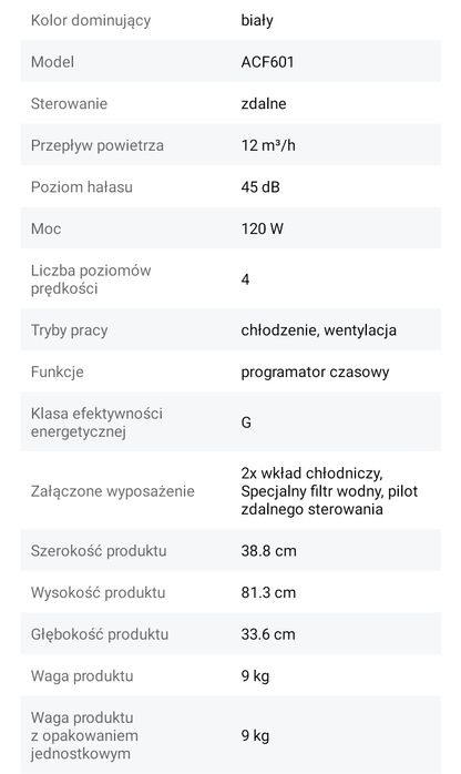 Klimatyzator Blaupunkt