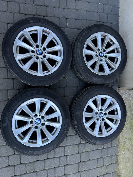 Sprzedam felgi bmw z oponami zimowymi marki Michelin Alpin 6