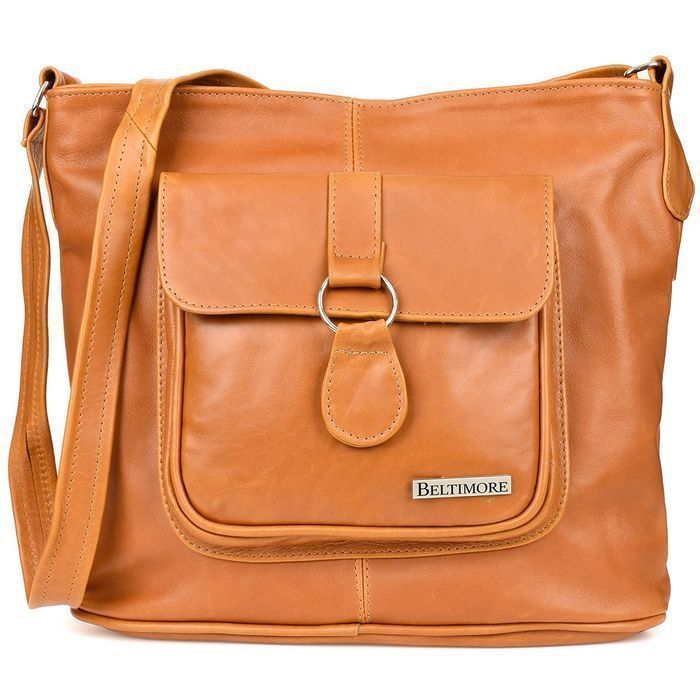 Camel Torebka Skórzana damska A4 duża torba Beltimore premium modna